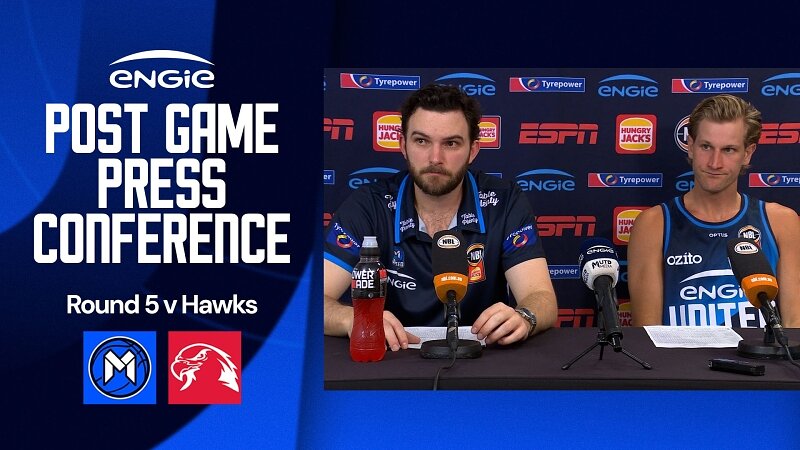 NBL27 Round 5 Post Game Press Conference - United v Hawks