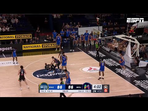 Brisbane Bullets vs. Melbourne United - Game Highlights - Round 14 , NBL26