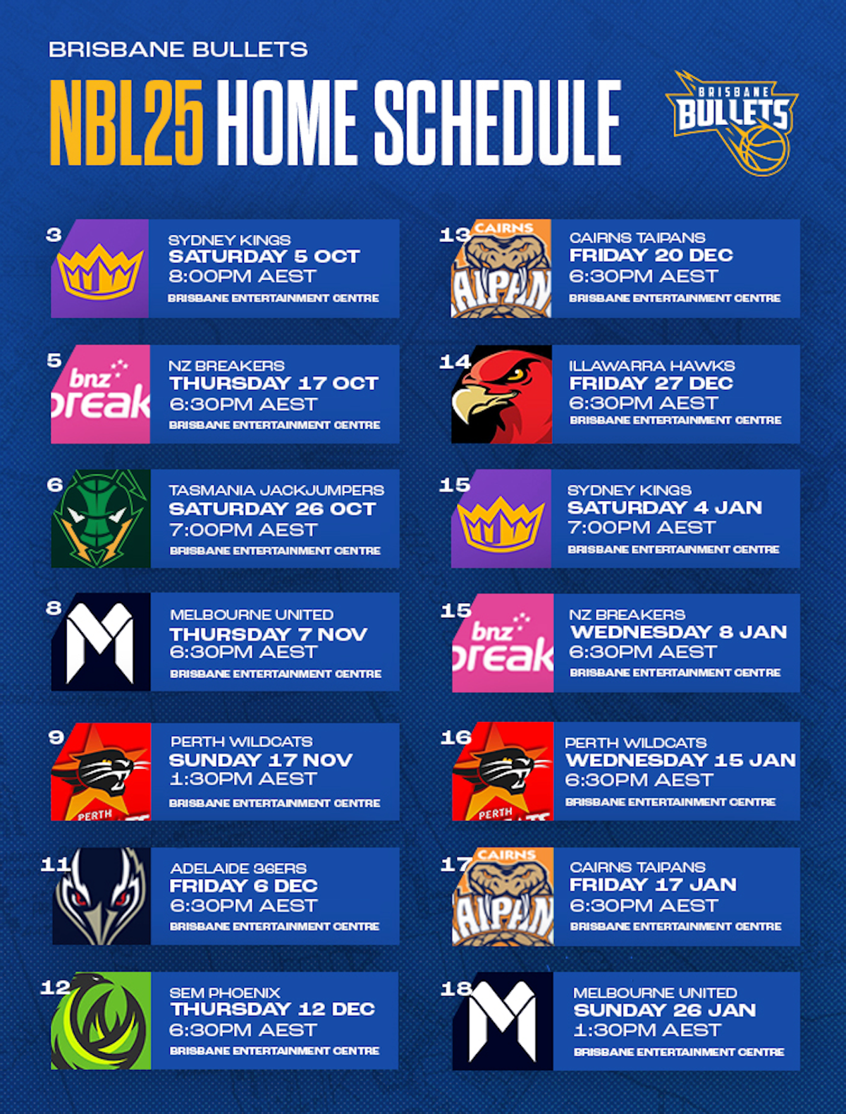 Home Schedule Nb L25