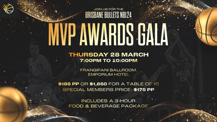 NBL24 Brisbane Bullets MVP Awards Gala