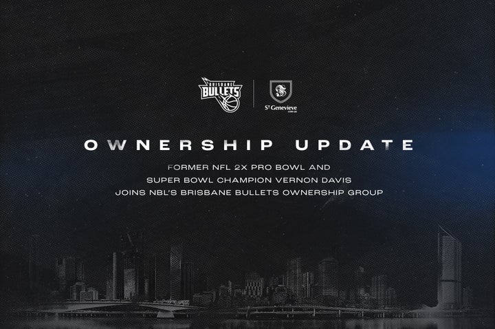 Former NFL 2X Pro Bowl and Super Bowl Champion Vernon Davis Joins Brisbane Bullets Ownership Group