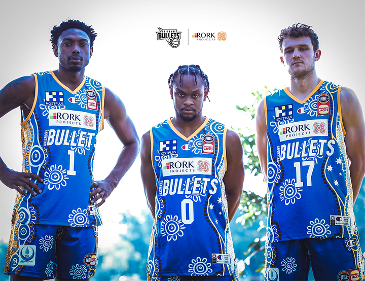 NBL22 Indigenous Round Jersey - Designed by Janelle McQueen