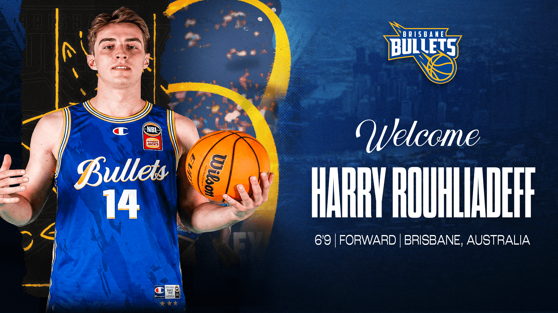 Rouhliadeff returns home as Bullets sign Brisbane-raised forward