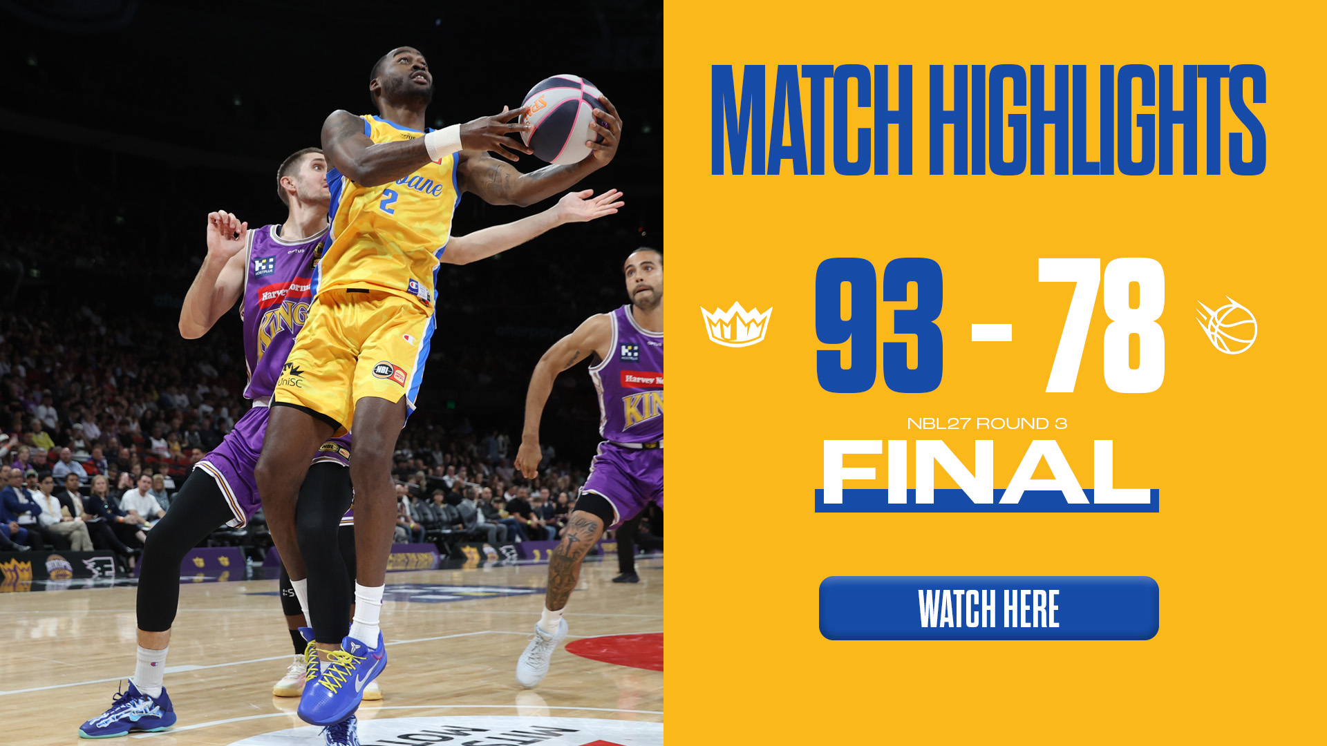  📺 NBL27 Round 3 Highlights | Brisbane Bullets vs Sydney Kings