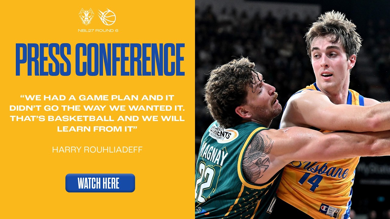 🗣️ Post Match Press Conference | Tasmania JackJumpers vs Brisbane Bullets | NBL27 Round 6
