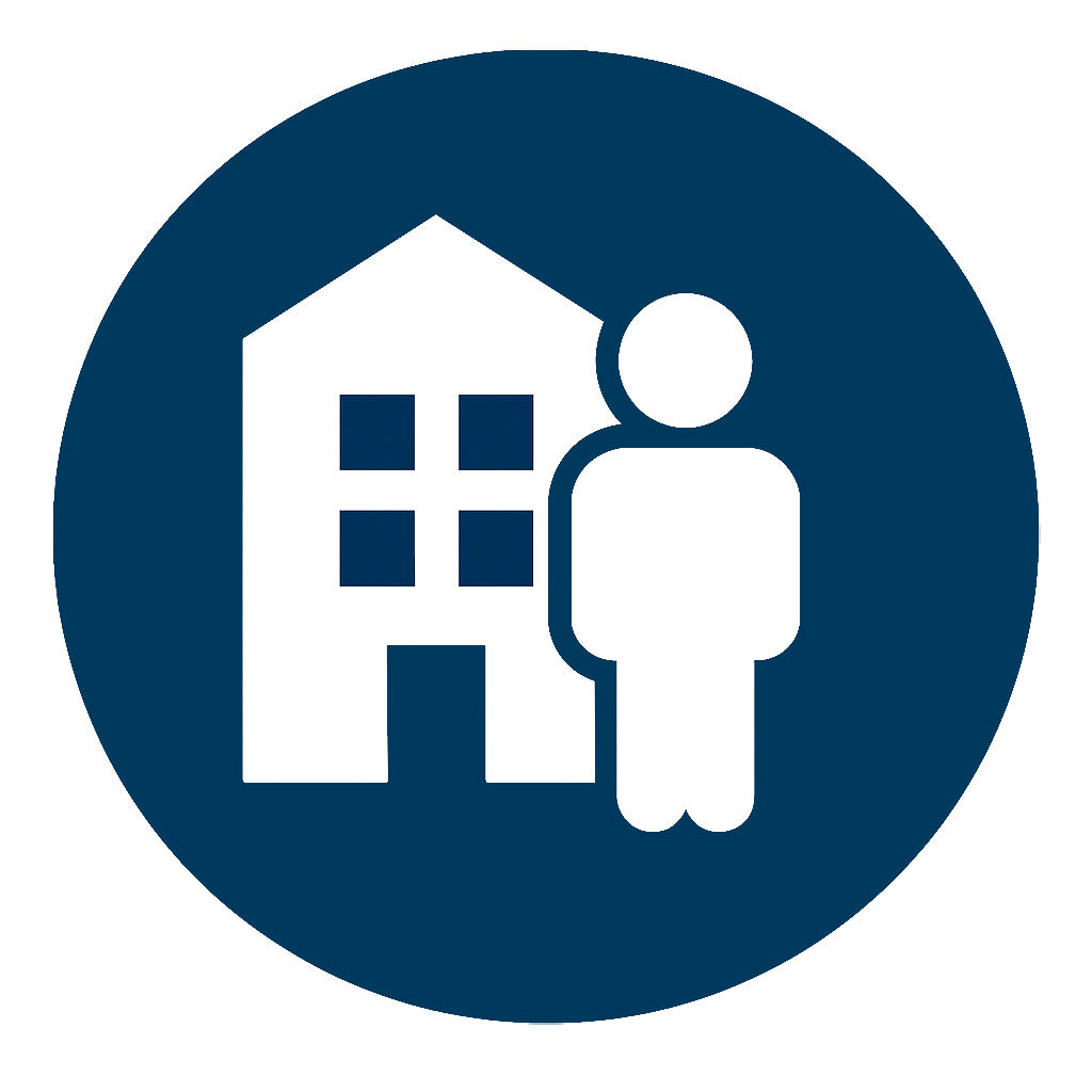 Icon Firma mit einer Person