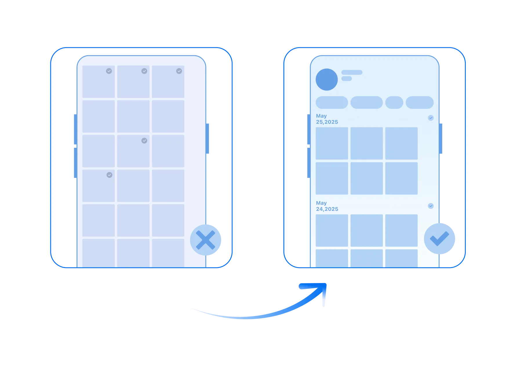 An image showing the jobsite pain point and the solution.