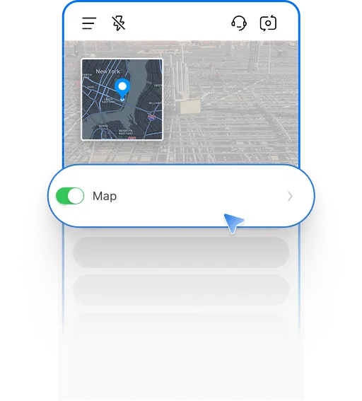 The data fields inside the ‘Edit Template’ with the Address field toggled on; all other fields are toggled off including Logo, Business Card, Tags, Weather, Lat/Long, Altitude, and Compass.