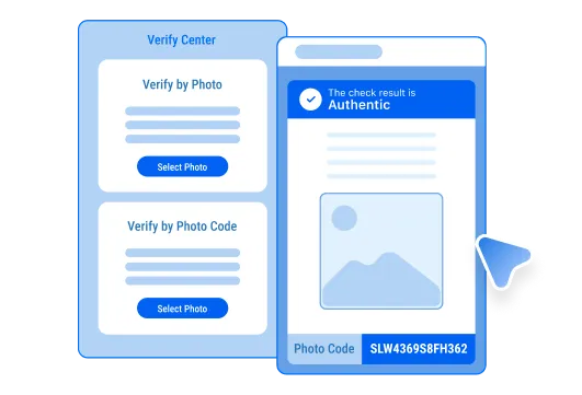 A demonstrative graphic that shows the interface of web Teamspace