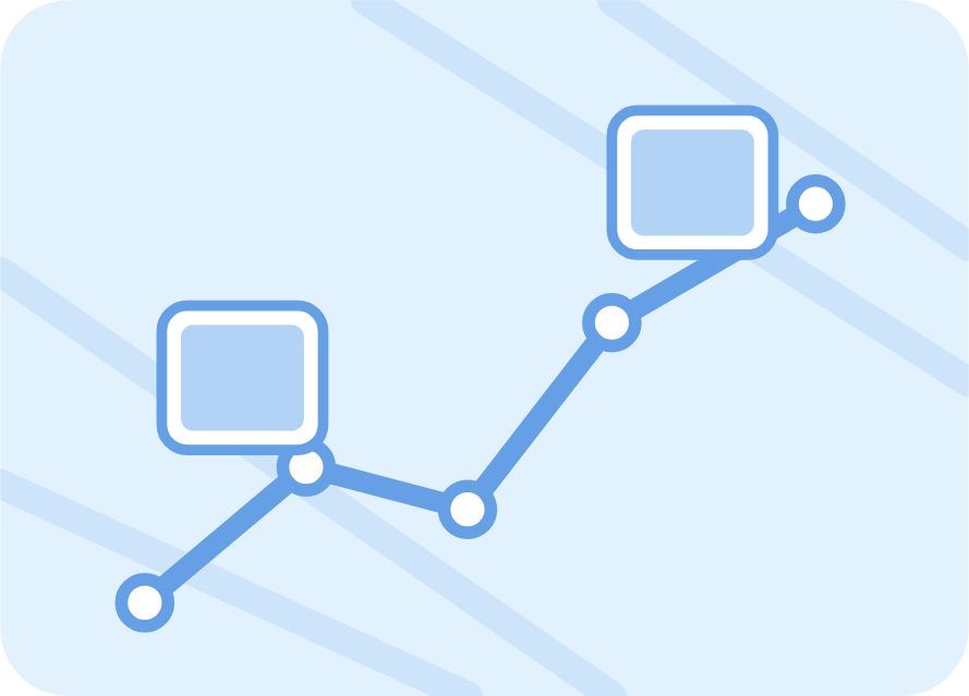 Illustration of a Timemark - like interface element with timestamp (09:30 AM) and address (19400 Homestead Rd, Cupertino, California, America).