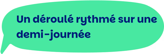 Un déroulé rythmé sur une demi-journée