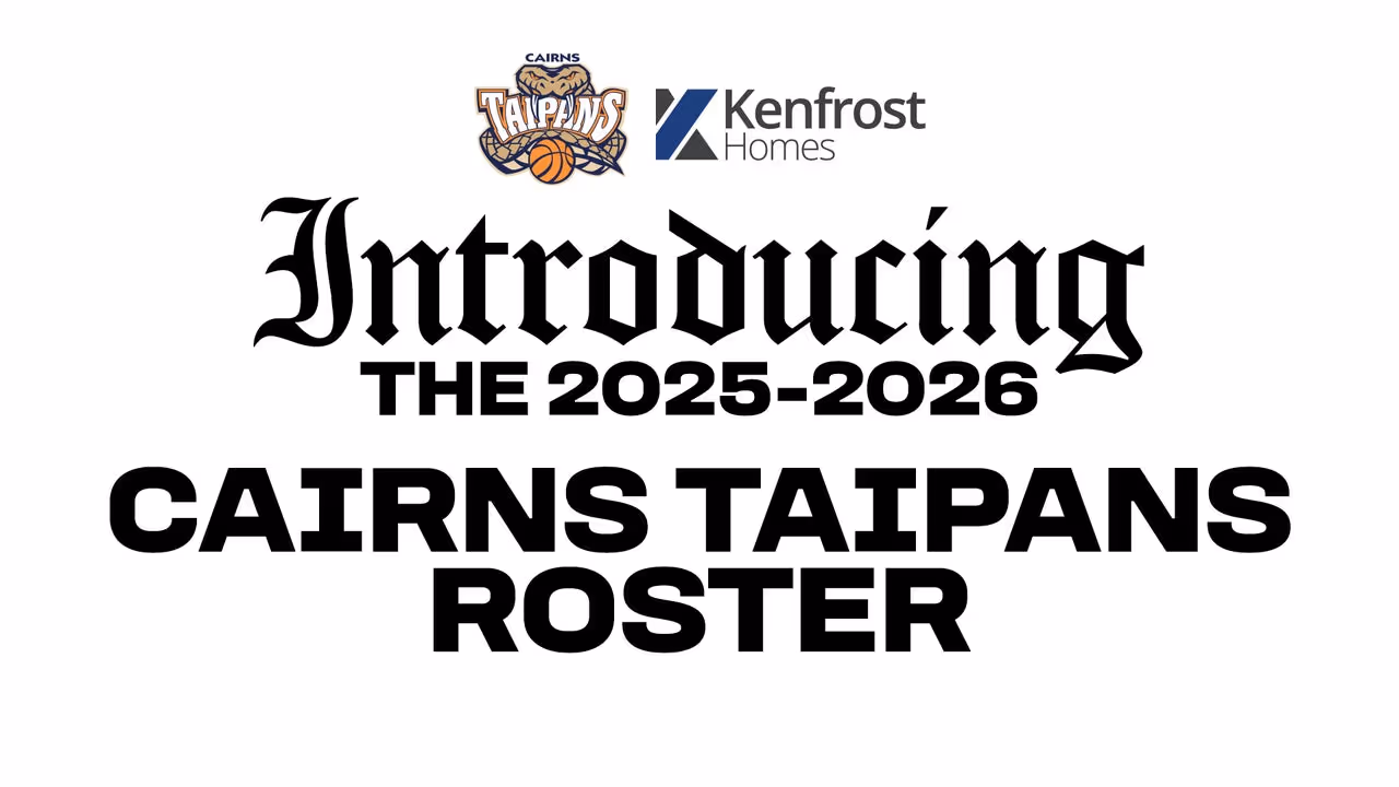 Taipans reveal full 2025-26 roster