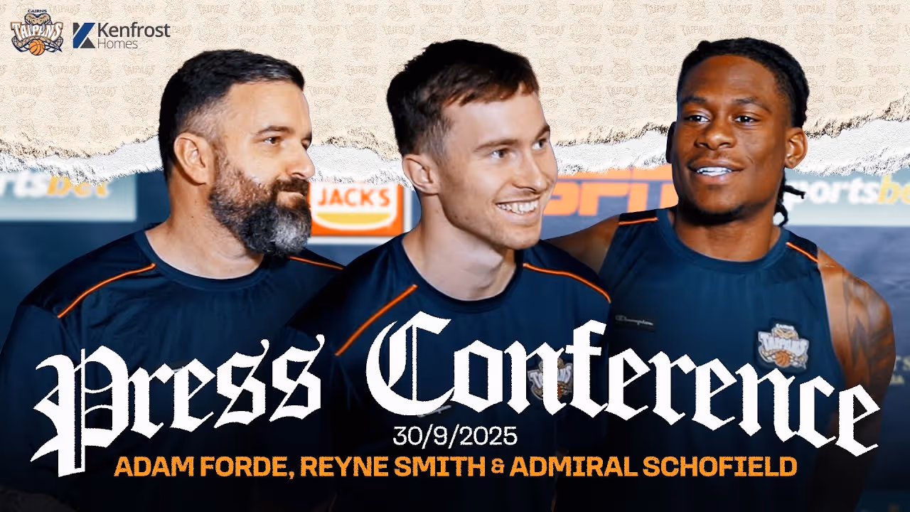 Press Conference - Admiral Schofield, Reyne Smith & Adam Forde