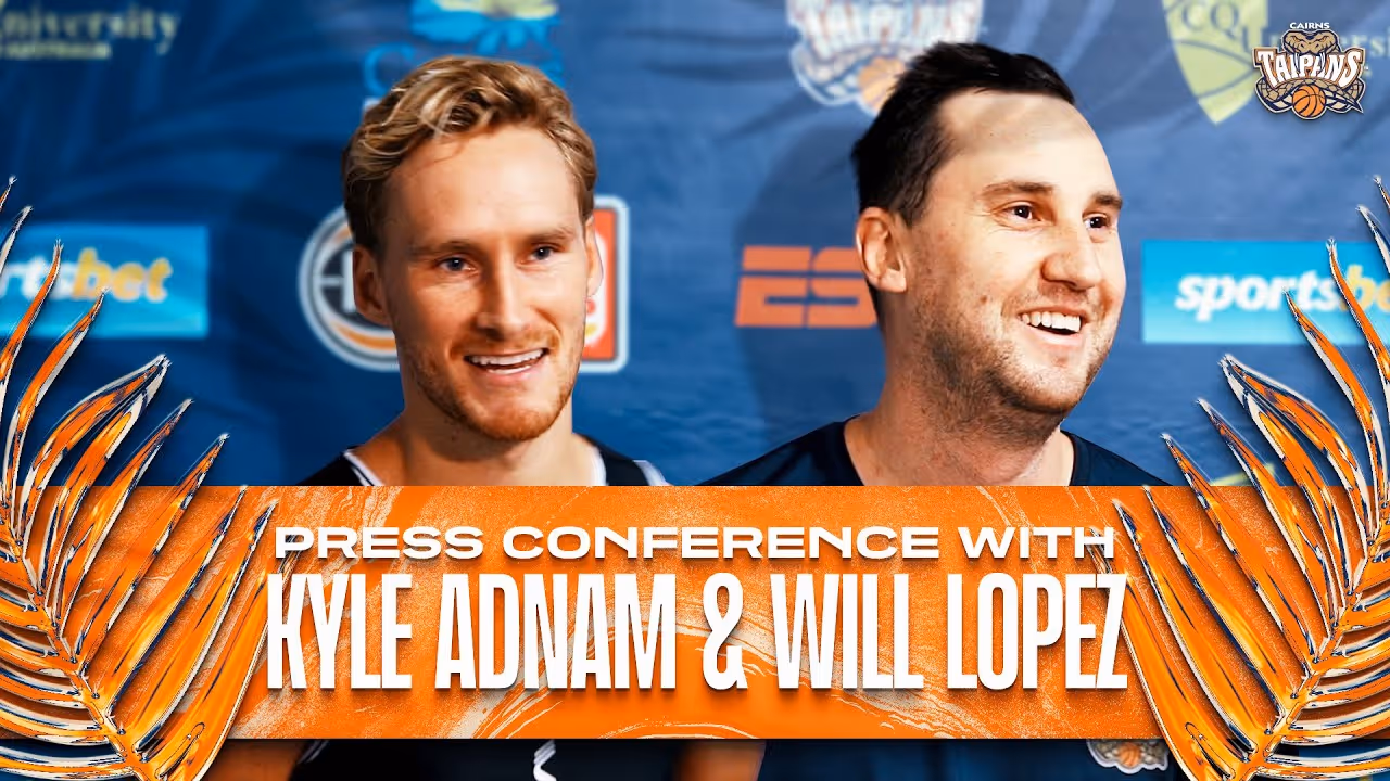 Press Conference - Kyle Adnam and Will Lopez