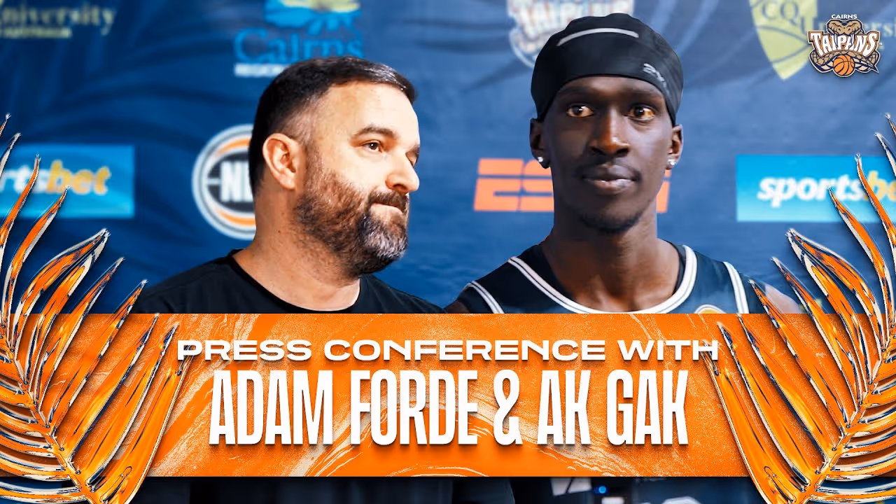 Press Conference - Adam Forde & AK Gak