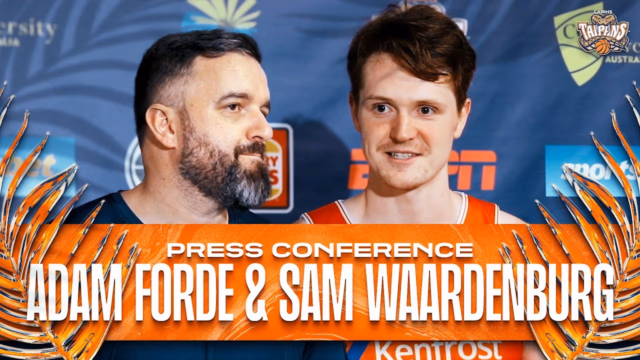 Press Conference - Adam Forde & Sam Waardenburg