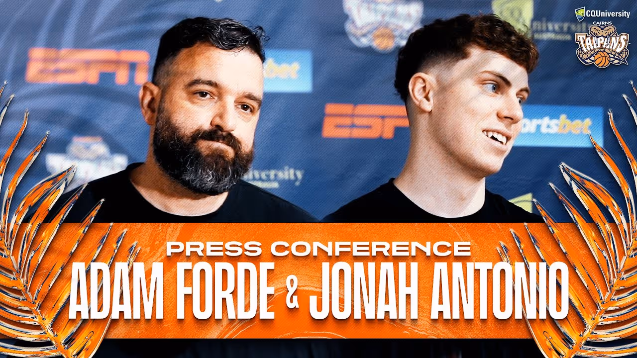Press Conference - Adam Forde and Jonah Antonio