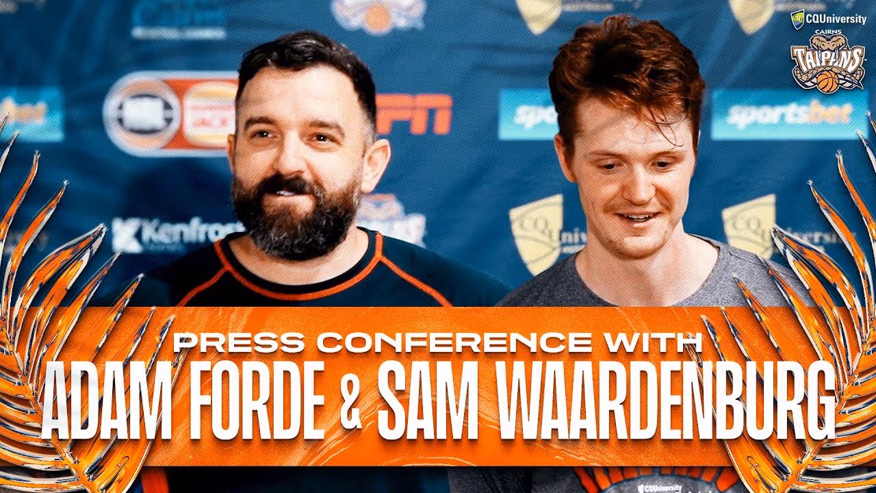 Press Conference - Adam Forde and Sam Waardenburg