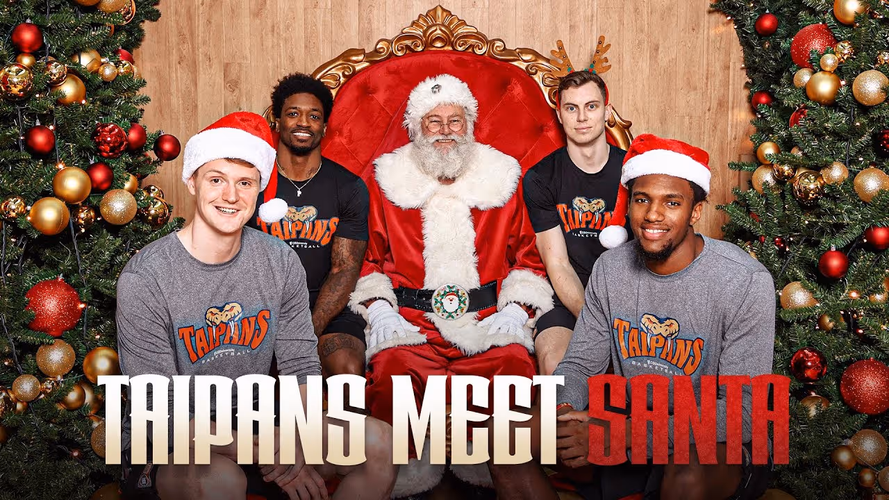 Taipans meet Santa 🎅