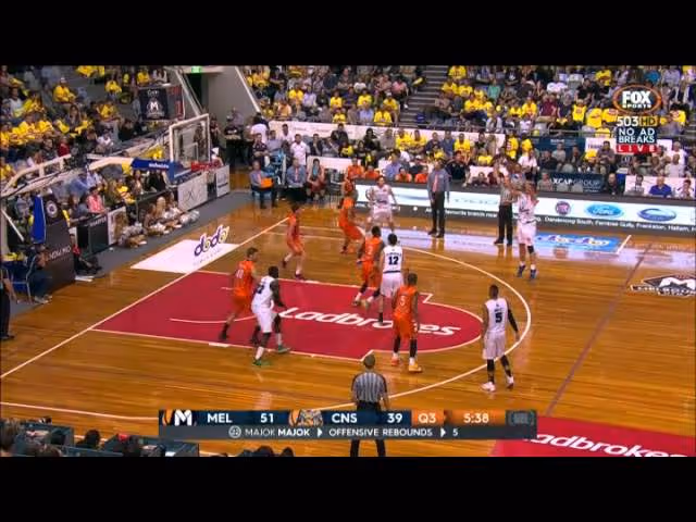 Rd 15: Melbourne United vs Cairns Taipans