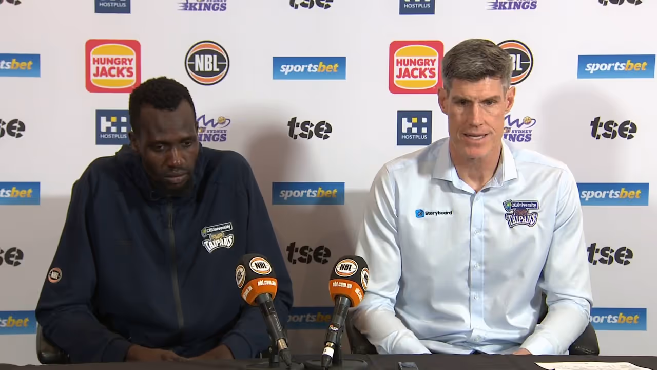 Mike Kelly and Majok Deng post-game press conference (Round 15, 2020)