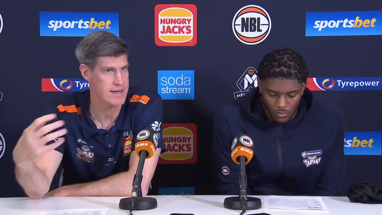 Mike Kelly and Cameron Oliver post-game press conference (Round 20, 2020)