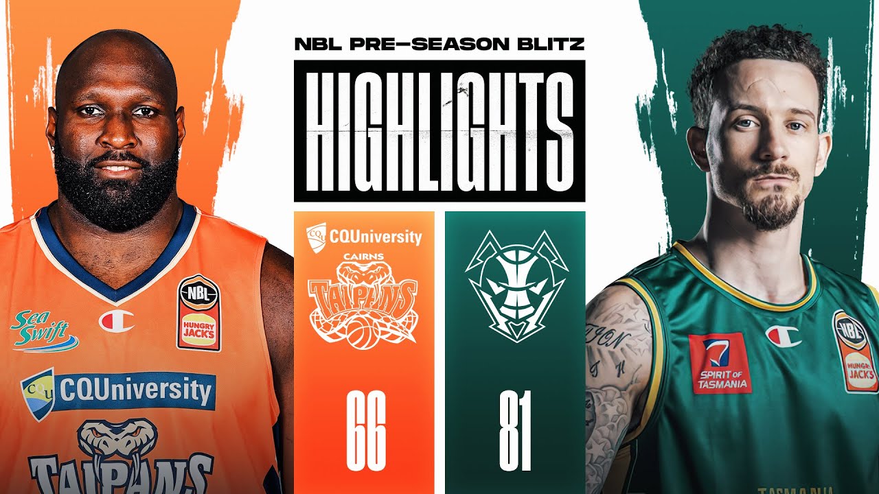 Cairns Taipans v Tasmania JackJumpers NBL highlights (Pre-Season, 2021)