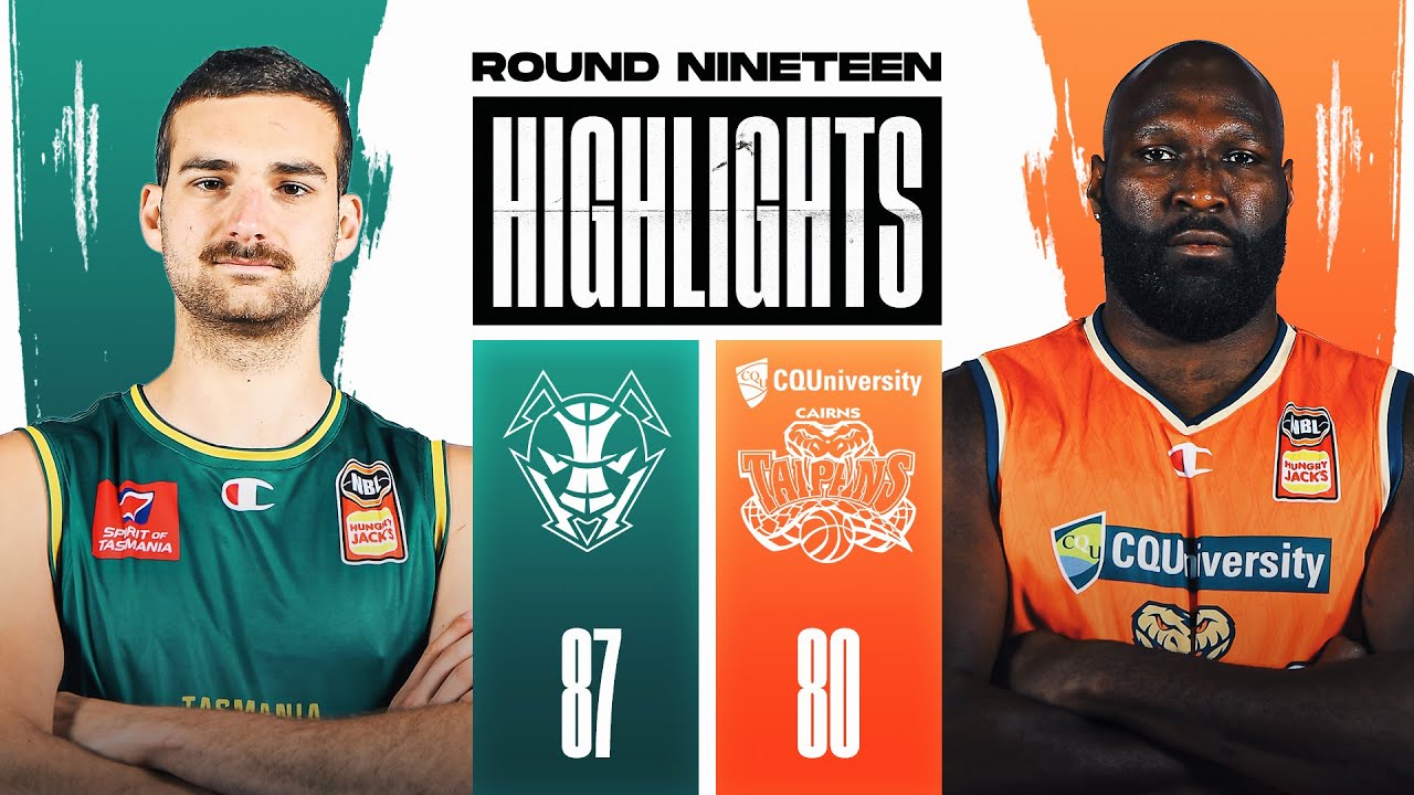 Cairns Taipans v Tasmania JackJumpers NBL highlights (Round 19, 2021/2022)