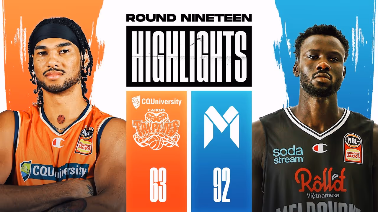 Cairns Taipans v Melbourne United NBL highlights (Round 19, 2021/2022)