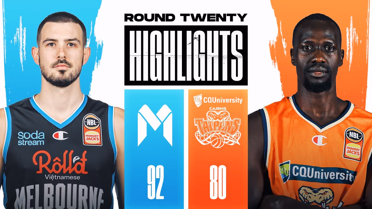 Cairns Taipans v Melbourne United NBL highlights (Round 20, 2021/2022)
