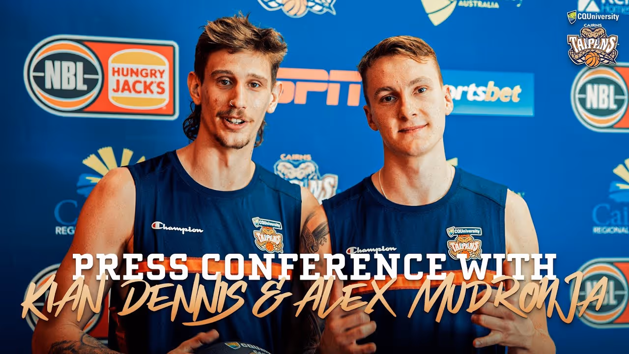 Kian Dennis and Alex Mudronja press conference (8/8/2023)
