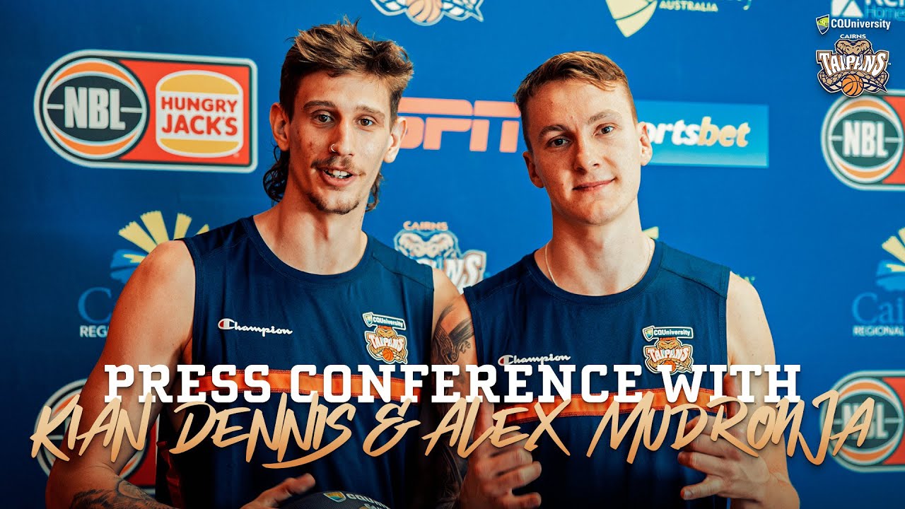 Kian Dennis and Alex Mudronja press conference (8/8/2023)