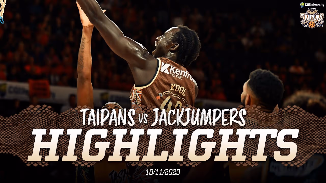 Cairns Taipans vs. Tasmania JackJumpers - Game Highlights - Round 8, NBL24