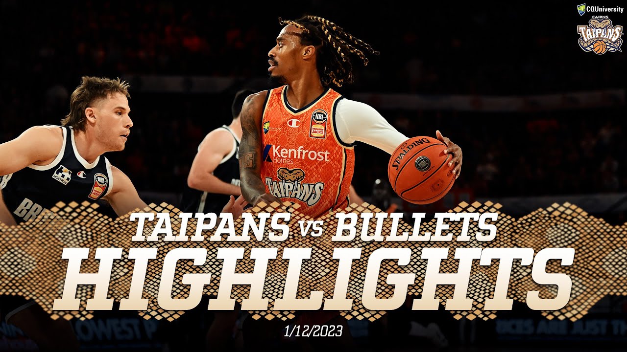 Cairns Taipans vs. Brisbane Bullets - Game Highlights - Round 9, NBL24