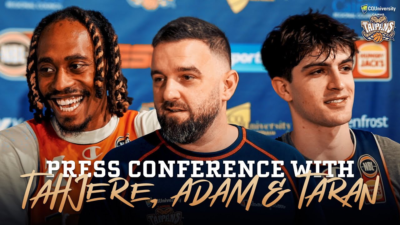 Press conference with Tahjere McCall, Adam Forde and Taran Armstrong (5/12/2023)