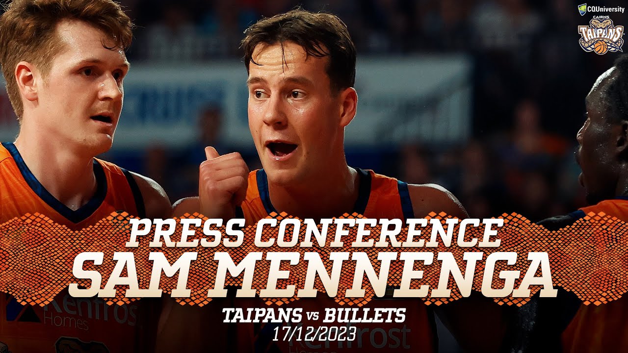 Adam Forde & Sam Mennenga post-game press conference (Round 11, 2023/2024)