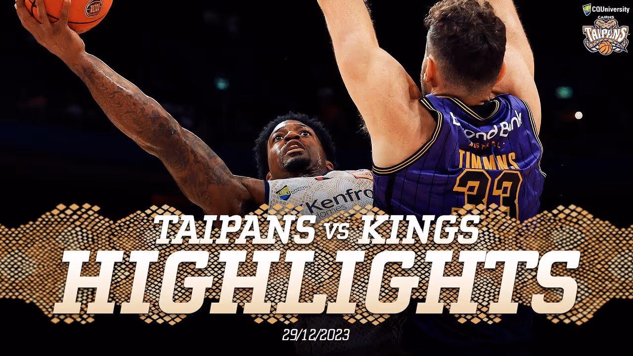 Sydney Kings vs. Cairns Taipans - Game Highlights - Round 13, NBL24