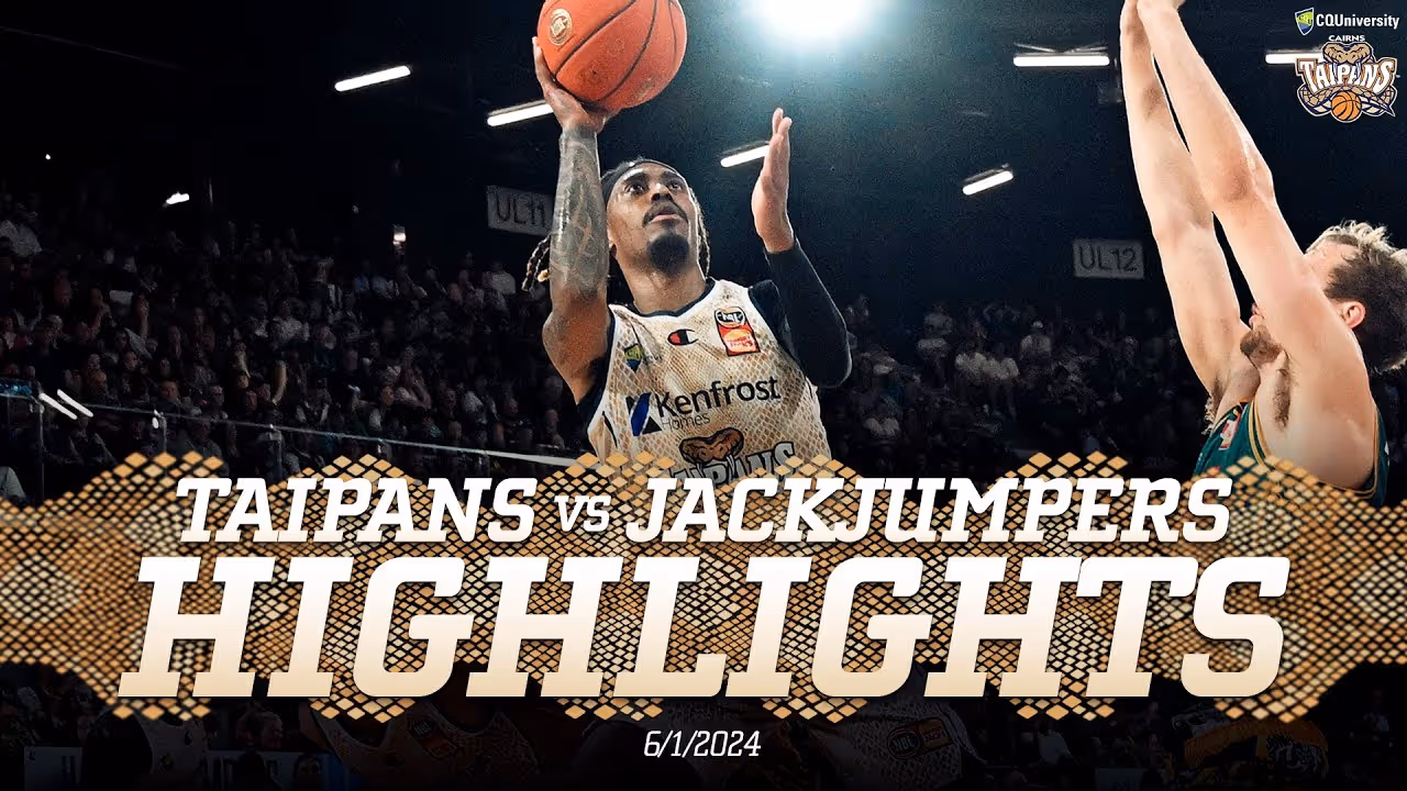 Tasmania JackJumpers vs. Cairns Taipans - Game Highlights - Round 14, NBL24