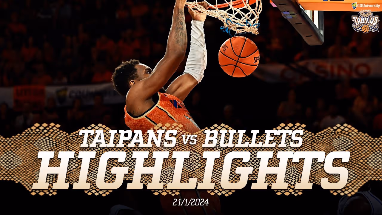 Cairns Taipans vs. Brisbane Bullets - Game Highlights - Round 16, NBL24