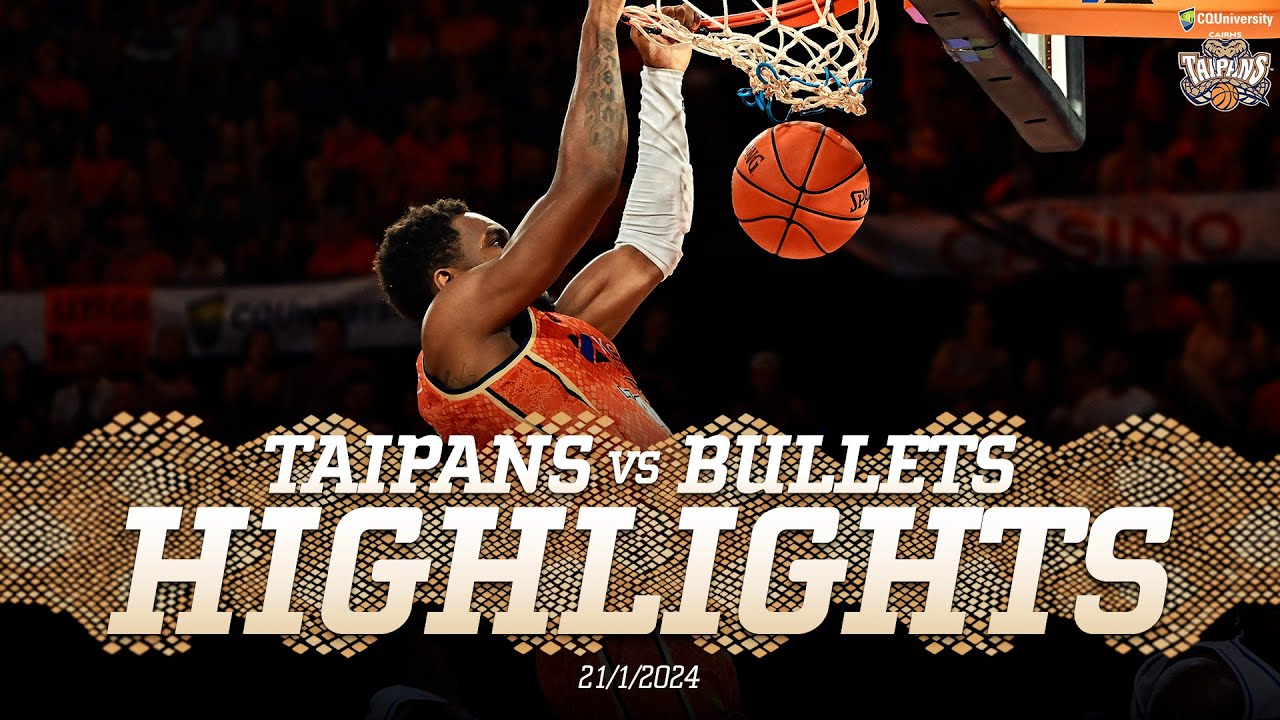 Cairns Taipans vs. Brisbane Bullets - Game Highlights - Round 16, NBL24