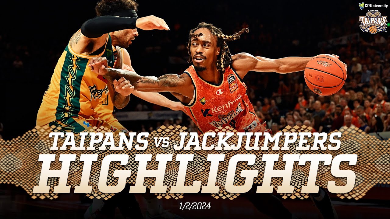 Cairns Taipans vs. Tasmania JackJumpers - Game Highlights - Round 18, NBL24