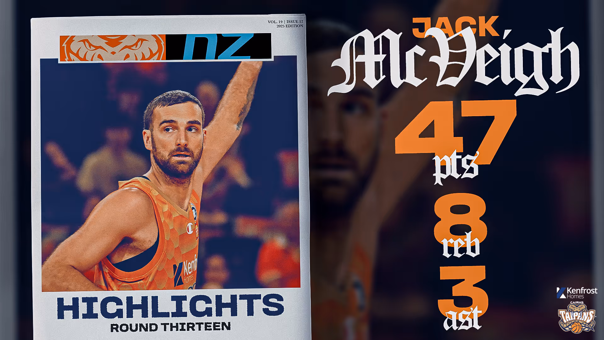 Jack McVeigh vs. New Zealand (Round 13, 2025/26)