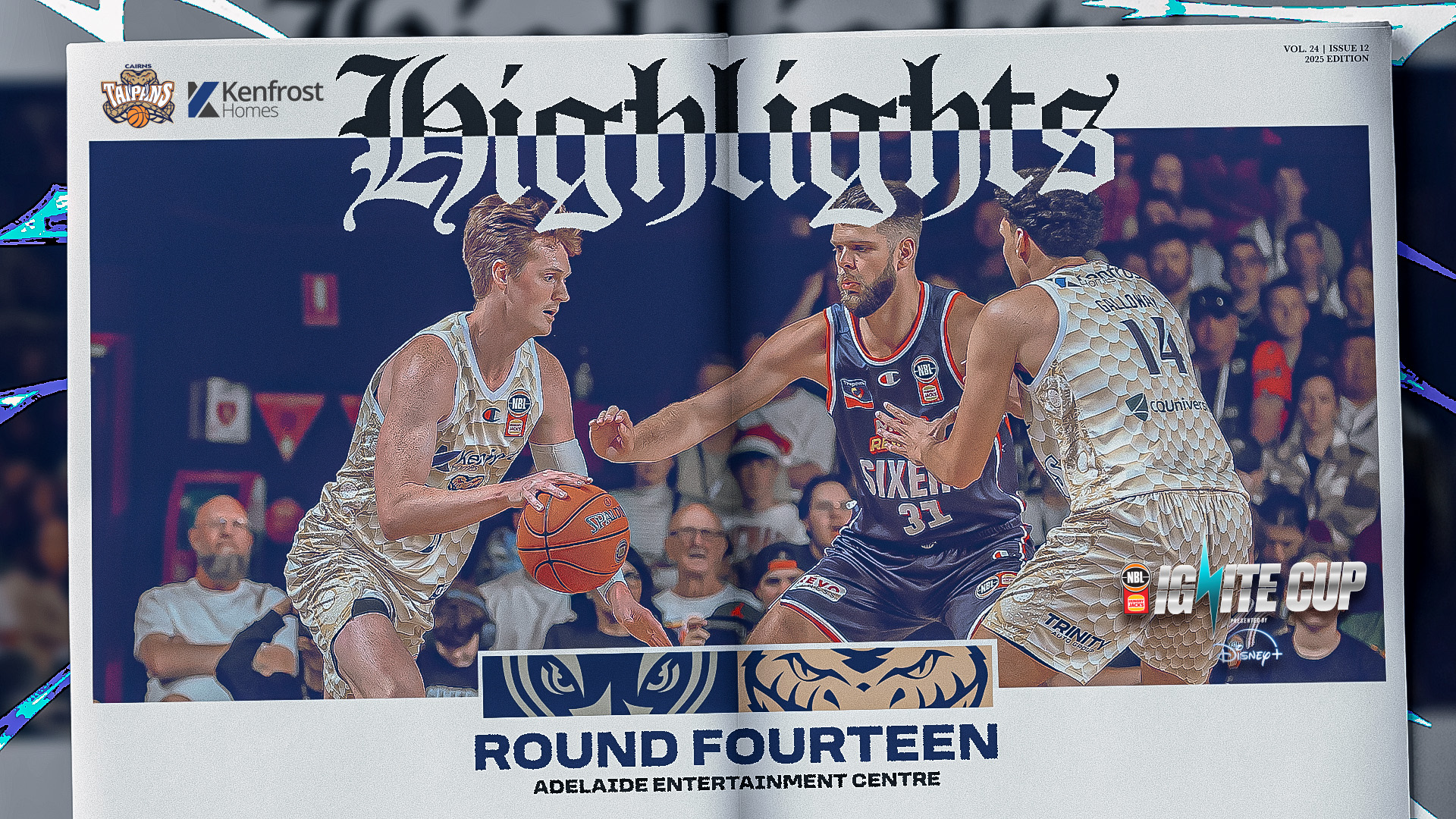 Game Highlights - Round 14, Adelaide vs Cairns