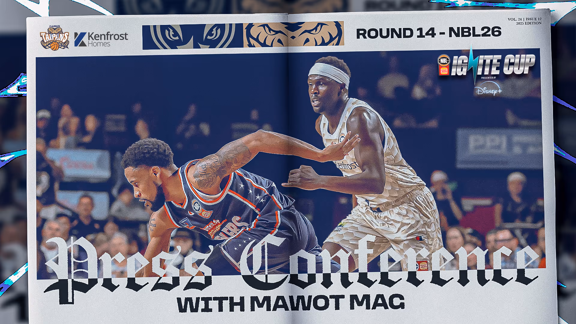 Post-Game Press Conference - Round 14, Mawot Mag and Adam Forde