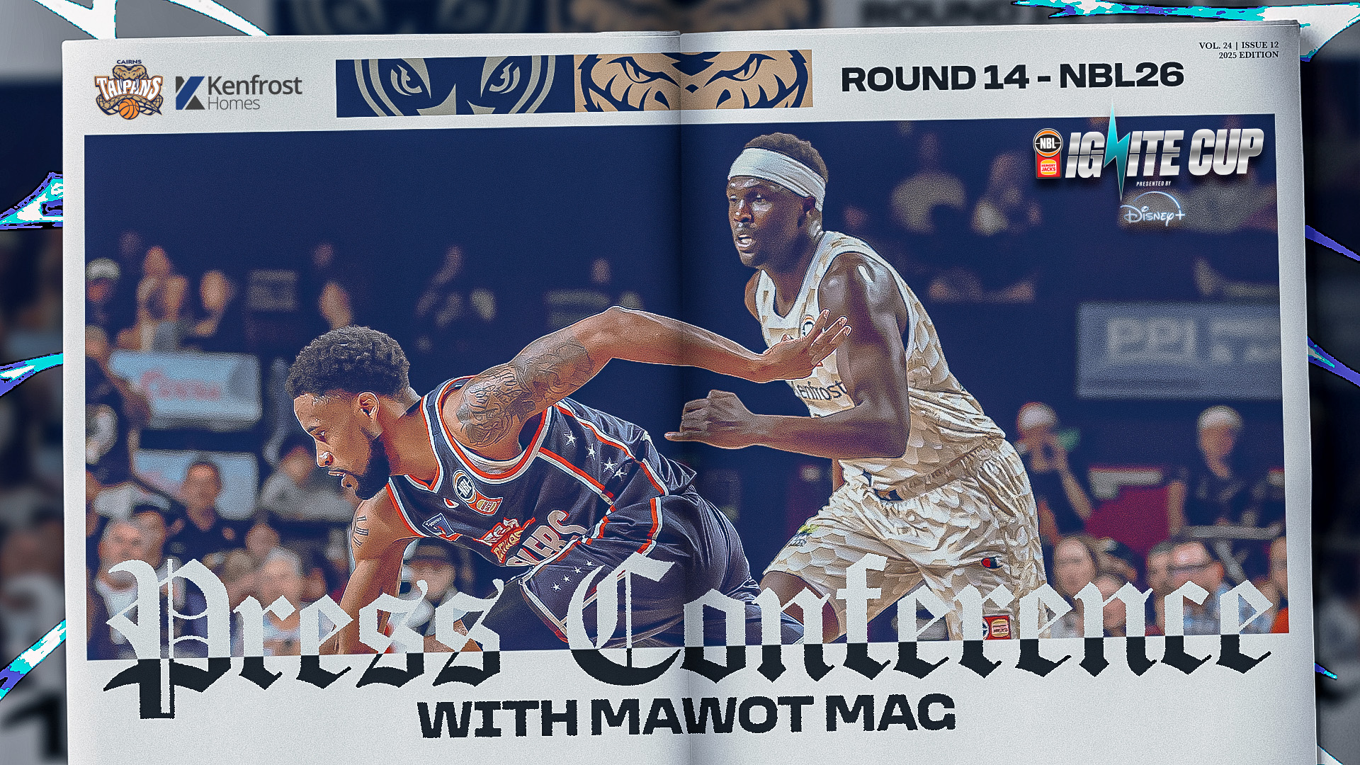 Post-Game Press Conference - Round 14, Mawot Mag and Adam Forde