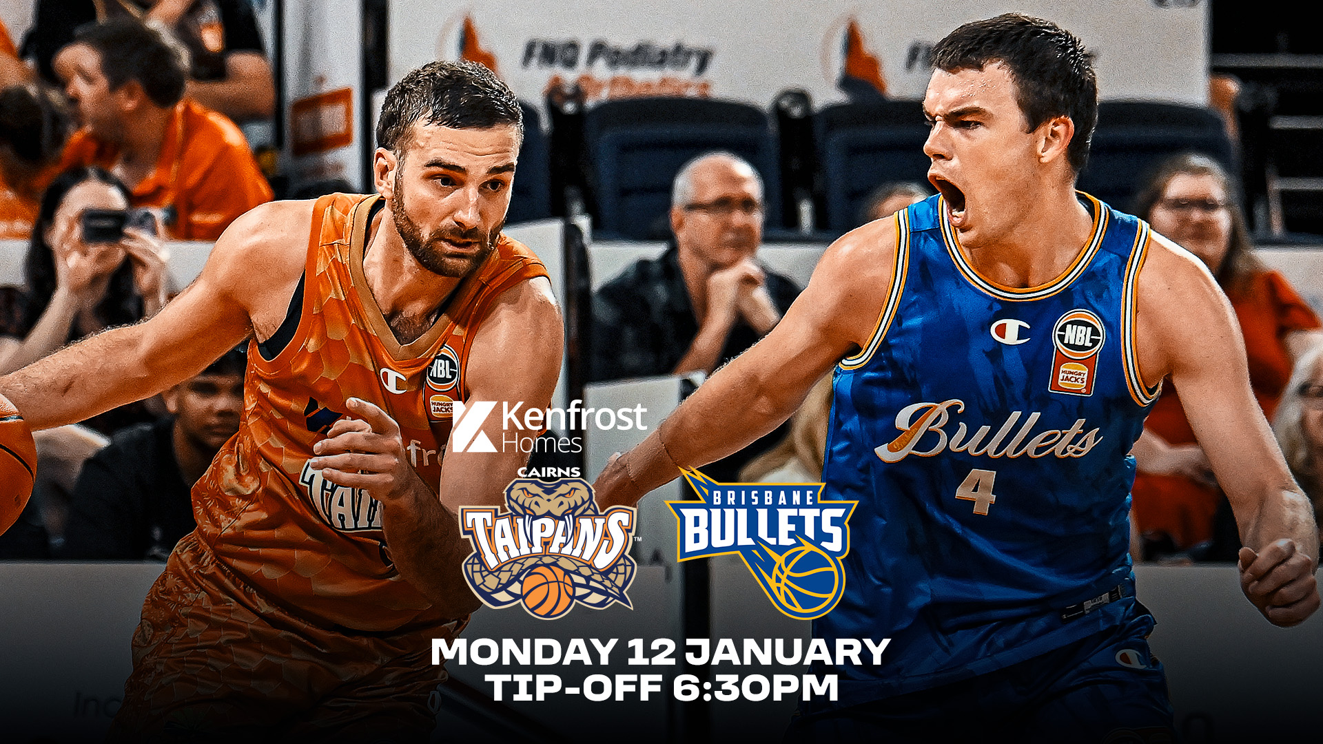 Taipans vs Bullets Rescheduled to Monday