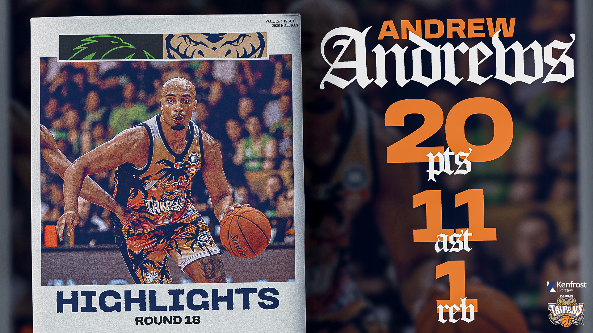 Andrew Andrews vs. South East Melbourne (Round 18, 2025/26)