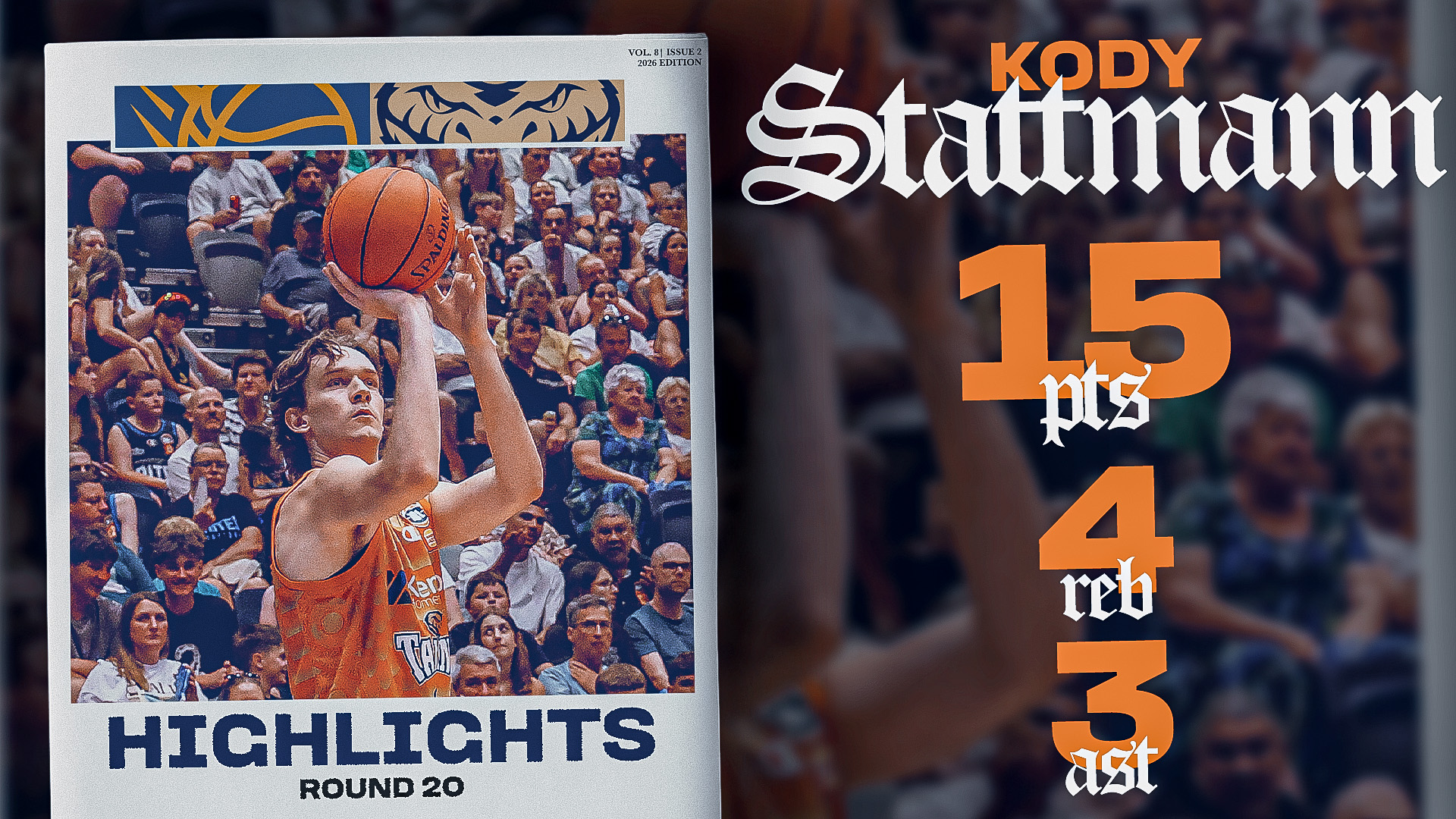 Kody Stattmann vs. Brisbane (Round 20, 2025/26)