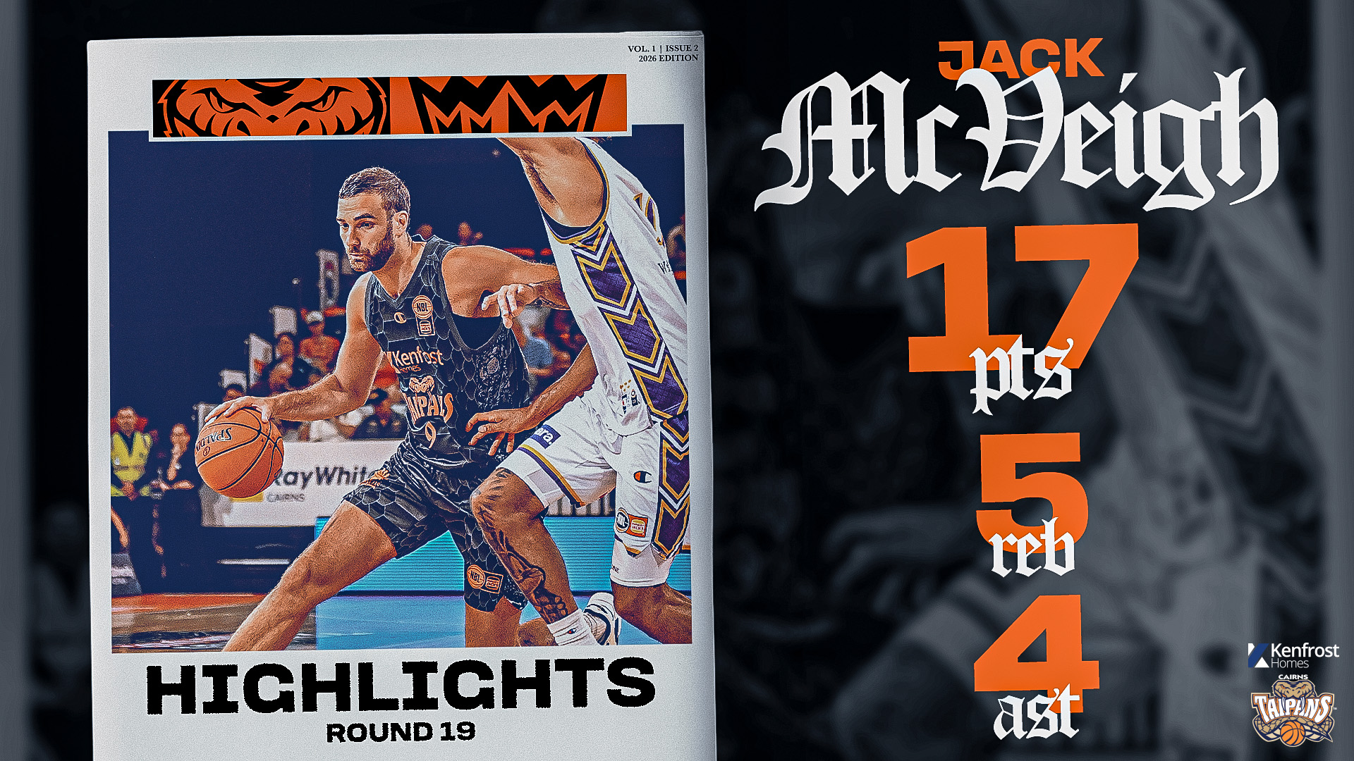 Jack McVeigh vs. Sydney (Round 19, 2025/26)