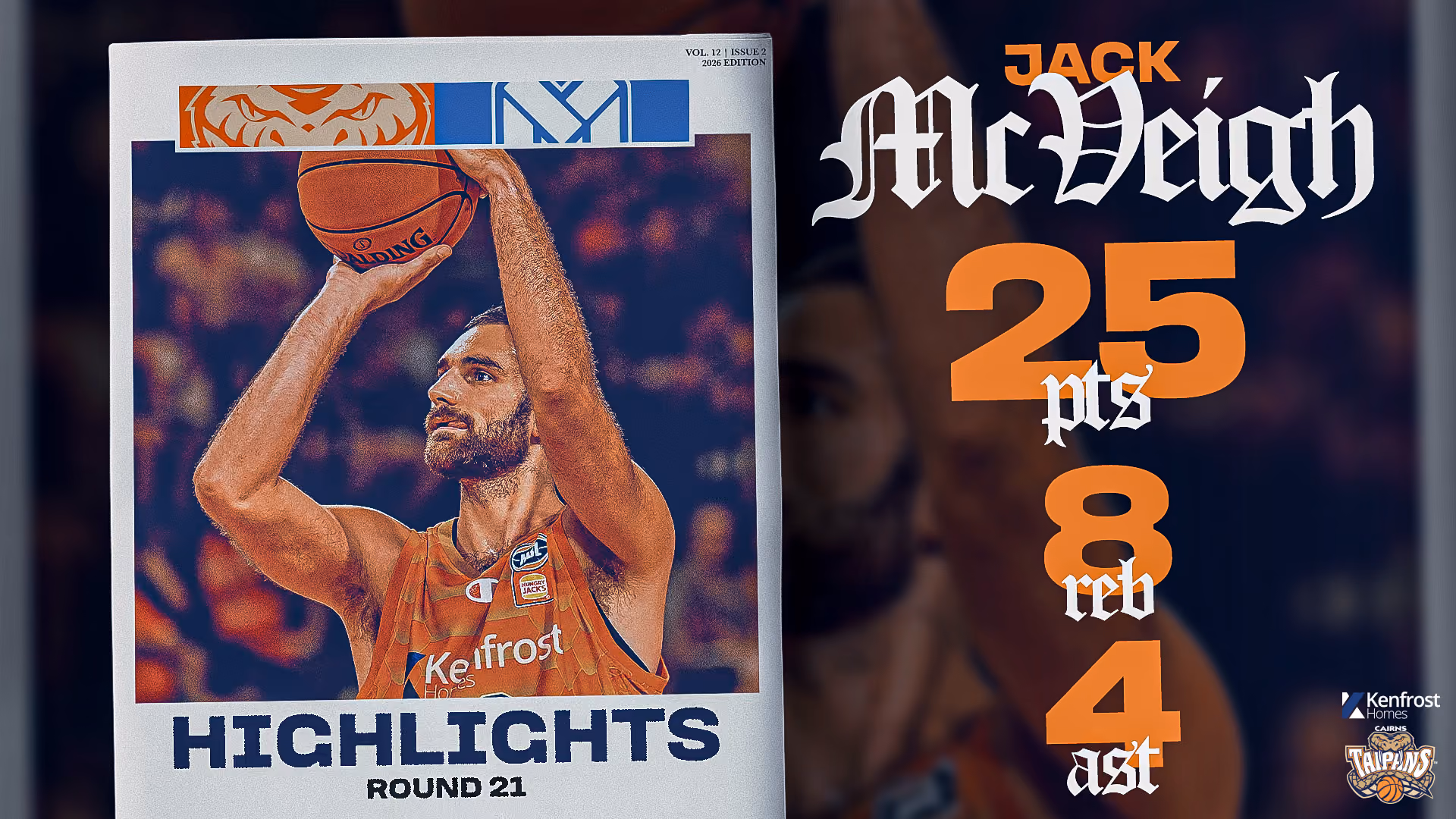 Jack McVeigh vs. Melbourne (Round 21, 2025/26)